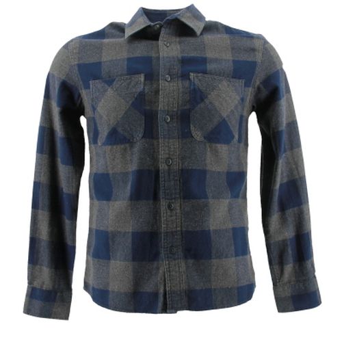 Chemise et bleue  carreaux manches longues - S - celio - Modalova