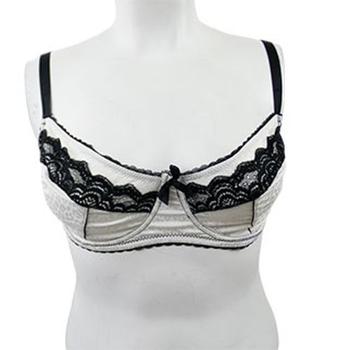 Soutien-gorge et blanc avec armatures imprim avec dentelle -- -Taille 105 D - bpc selection - Modalova