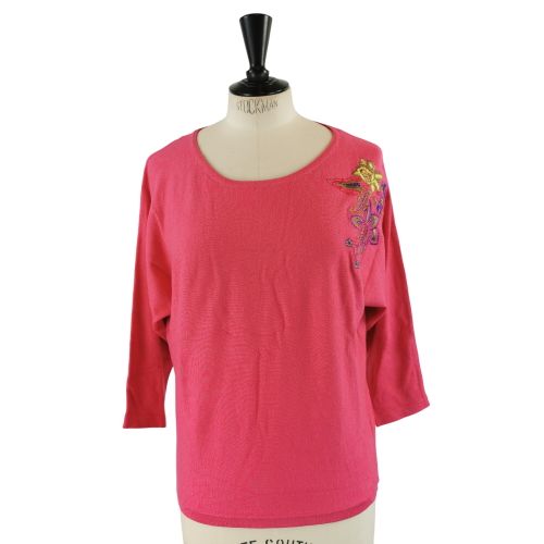 Pull en maille RIU 36 rose - riu - Modalova