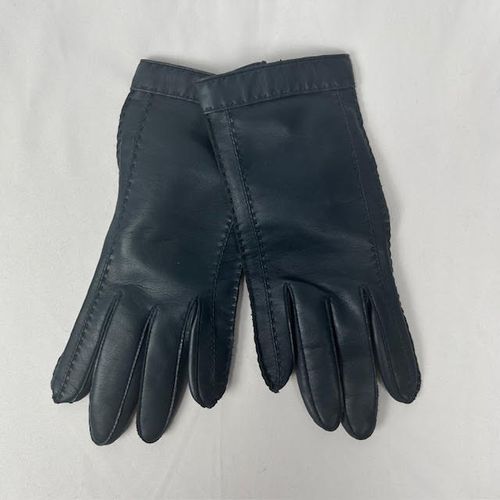 Paire de gants , cuir, fonc - Label Emmaus - Modalova