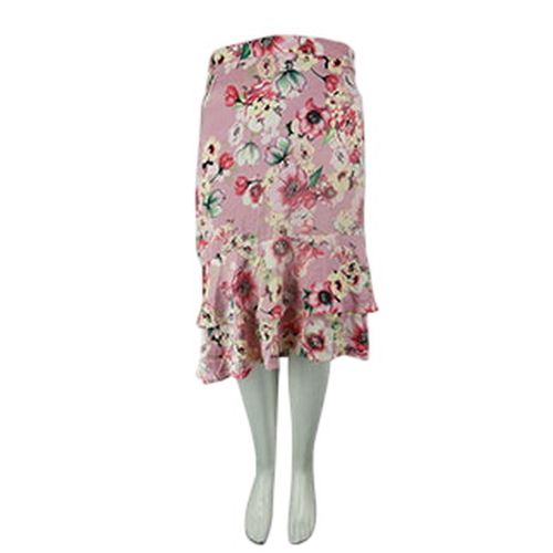 Jupe imprimé fleurs - Cellbes - Taille 44 - Label Emmaus - Modalova