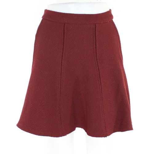 Jupe Courte Bordeaux ZARA Taille XS - zara - Modalova