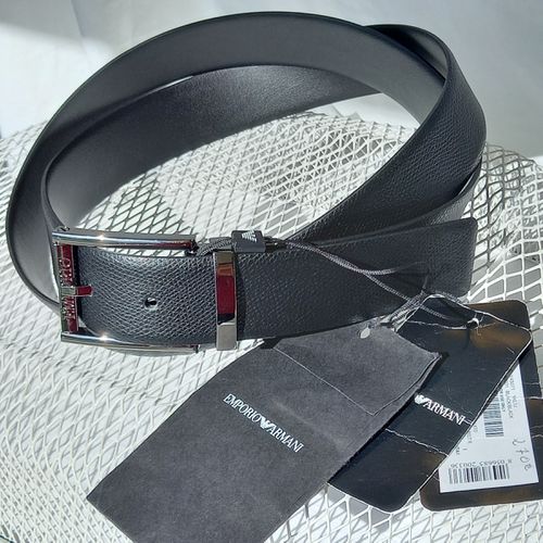 Ceinture noire- Georgio Armani - emporio armani - Modalova