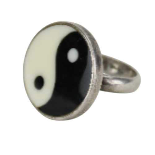 Bague "Yin-Yang", Argent 925 - Label Emmaus - Modalova