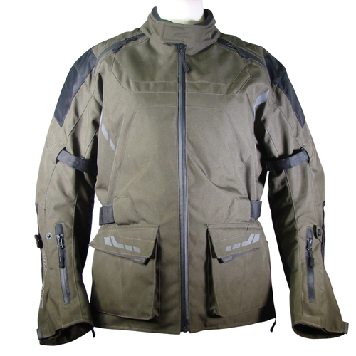 Veste motard All one Canyon Evo LT Kaki - Label Emmaus - Modalova