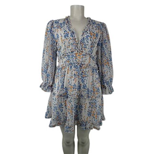 Robe blanche  fleurs - taille XL - shein - Modalova