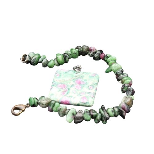 Bijoux en rubis zoïsite - Label Emmaus - Modalova