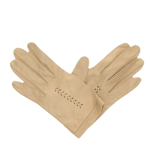 Gants beige cuir - taille 6.5 - Label Emmaus - Modalova