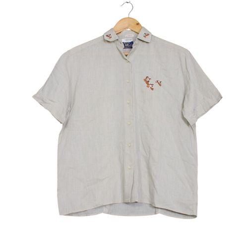  Chemisier T2  coton- Style Nature & Dtails Brods Vintage  - forest - Modalova
