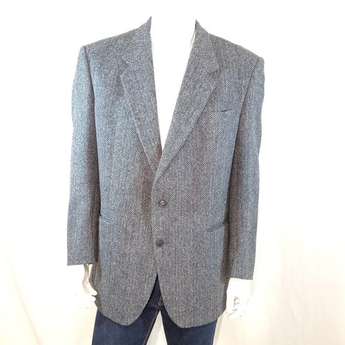 Blazer Vintage en laine Harris Tweed - Burberrys' - Label Emmaus - Modalova