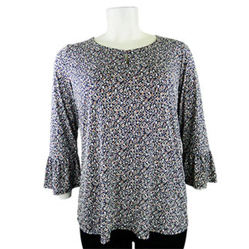 Blouse bleu fonc imprim - - -Taille 4 - toscane - Modalova