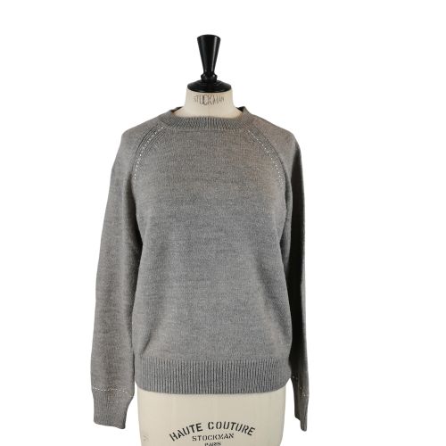 Pull en maille TS(estime) gris - Label Emmaus - Modalova