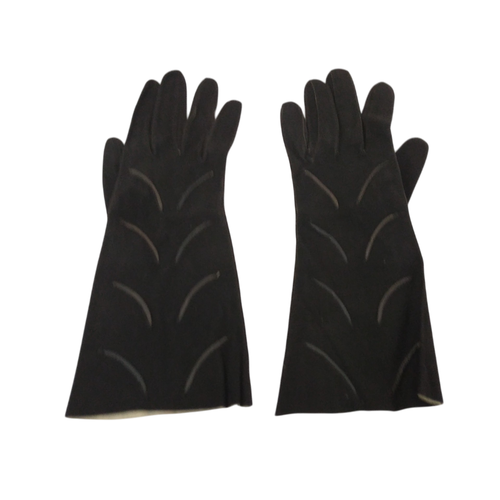 Paire de Gants en cuir noir - Label Emmaus - Modalova