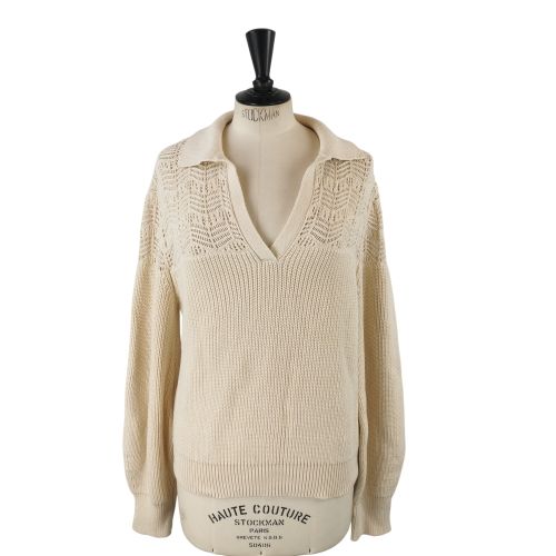 Pull en maille cru TS(estime) - Label Emmaus - Modalova