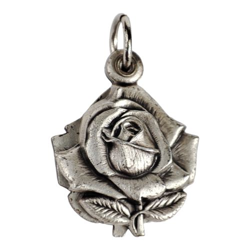 Pendentif "Rose" en mtal argent - Label Emmaus - Modalova