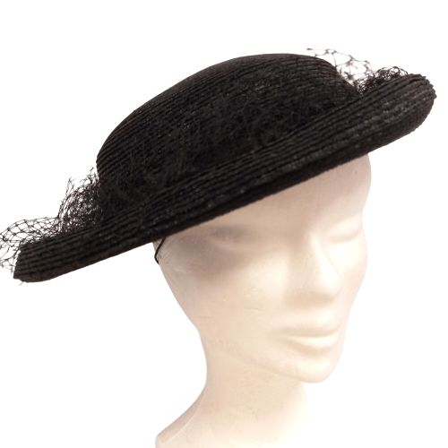 Chapeau noir  plumes rtro - Label Emmaus - Modalova