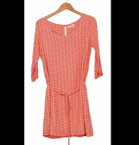 La p'tite toile- Robe classique pche fleurie - S - la p'tite toile paris - Modalova