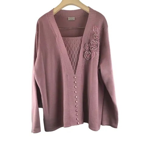 Pull parme - 56 - nathalie andersen cration damart - Modalova