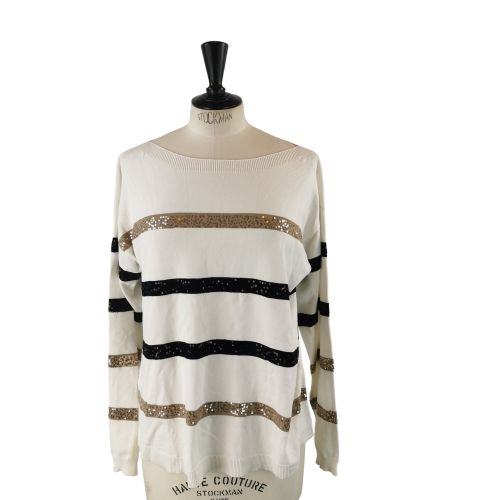 Pull Col Dolman TM(estime)  rayure - Label Emmaus - Modalova