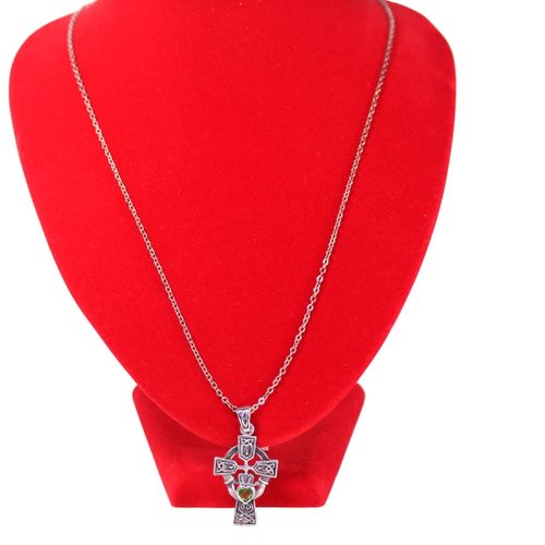 Collier avec pendentif croix celtique irlandaise argent - Label Emmaus - Modalova