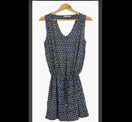 Robe - S -  motifs gomtriques , dcollet V - sud express - Modalova