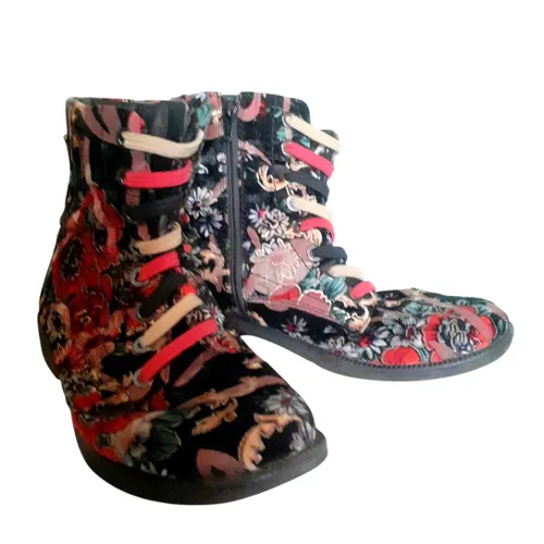 JANA - Bottines montantes fleuries - jana - Modalova