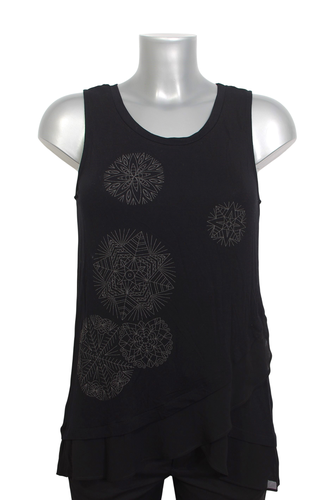 T-shirt noir chic - Desigual - S - desigual - Modalova