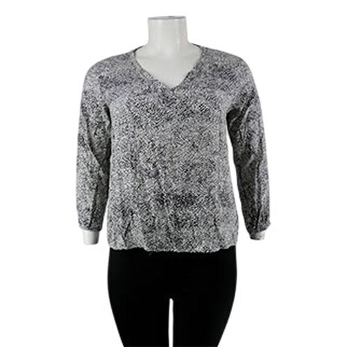 Blouse blanche imprime - Taille XXL - tex - Modalova