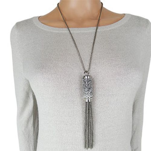 Collier sautoir argent - Femme - Label Emmaus - Modalova