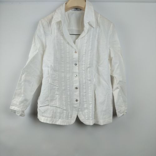 Chemisier en lin et coton - Taille 40 estim - h peter hahn - Modalova