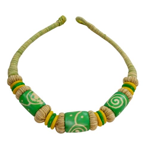 Collier en perles bois - Label Emmaus - Modalova