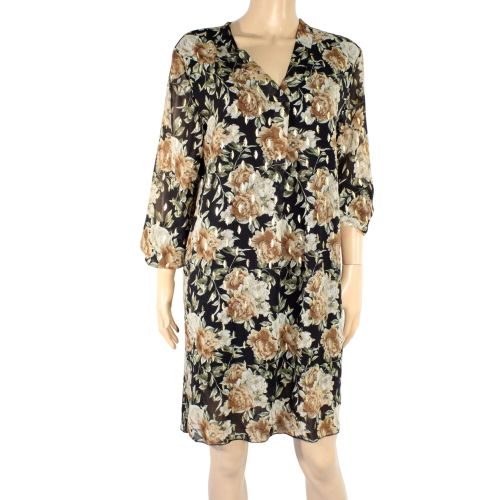 Robe Fleuris Marron Taille Unique - non renseigne - Modalova