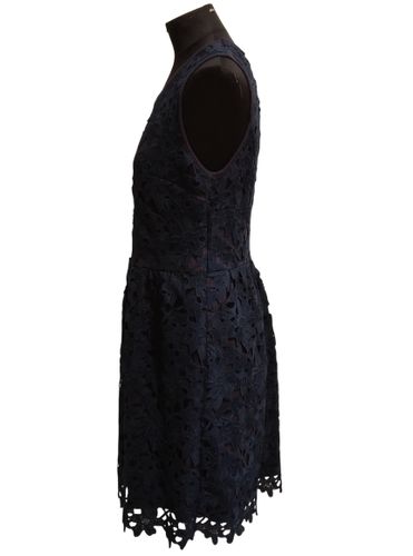 Robe marine sans manche  fleur brod, - 38 - la fe maraboute - Modalova