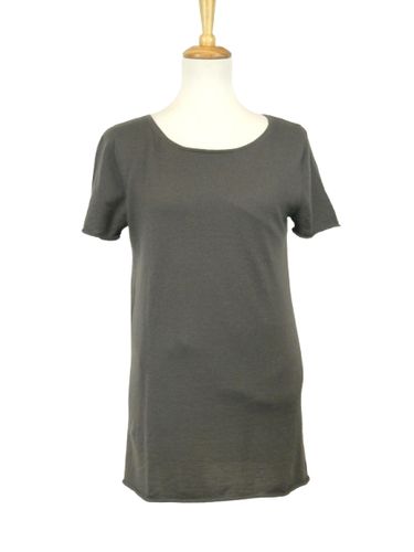 Pull fin en cachemire manches courtes encolure bateau - Taille L - donna karan dkny - Modalova