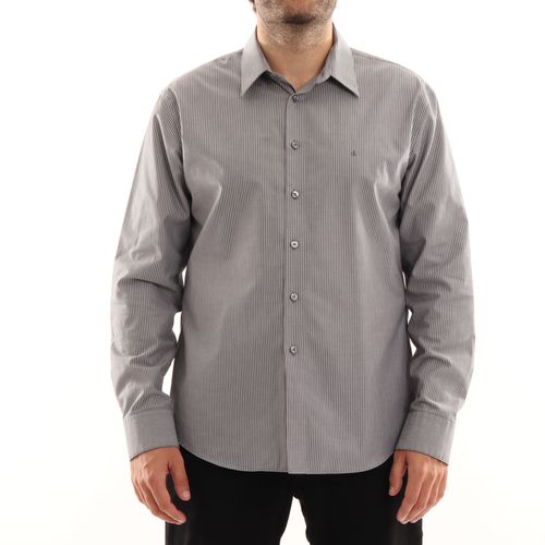 Chemise  rayures CALVIN KLEIN - taille 43 - Label Emmaus - Modalova