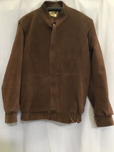 Veste en nubuck CONFECTION TRICOT Droite col Mao - 50 - Label Emmaus - Modalova