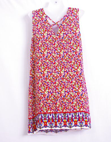 Robe  motifs gomtriques colors - M - mango - Modalova