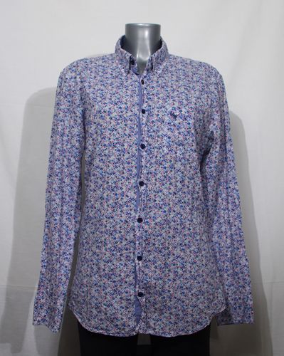 Chemise - L - imprime fleurs et rouges - harris wilson - Modalova
