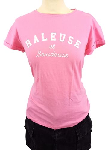 T-shirt inscription blanche sur le devant " " - Cache Cache - Modalova