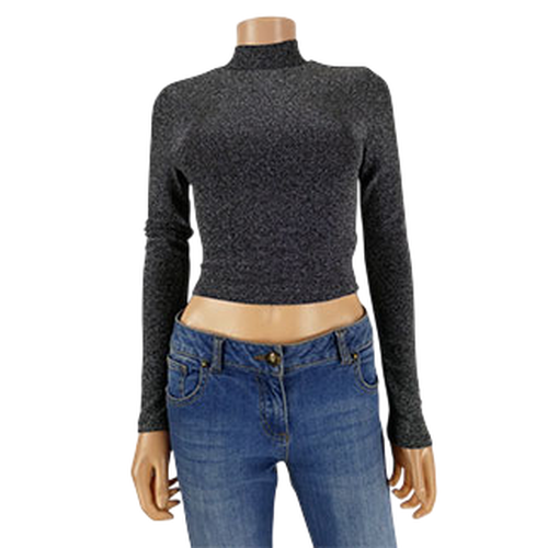 Crop-top paillet dos nu - Taille XS - divided by h&m - Modalova