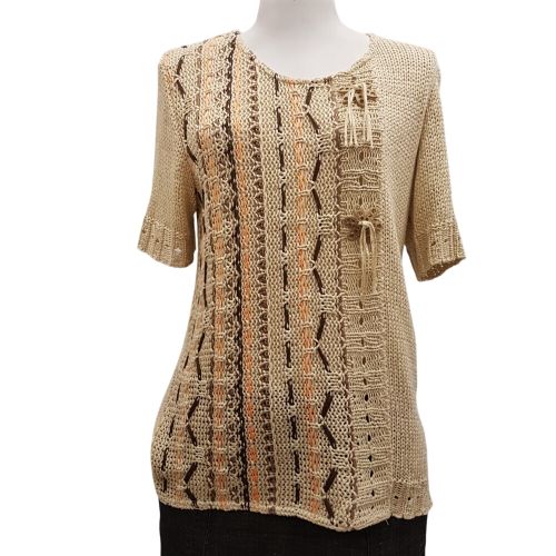 Pull d'été marron - taille 42/44 - Afibel - Modalova