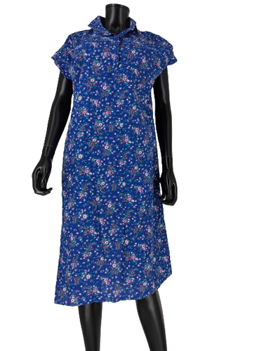 Robe DAXON Bleue  fleurs T.44 - daxon - Modalova