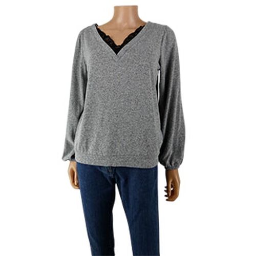 Pull avec dentelle noire - Taille L - Cache Cache - Modalova