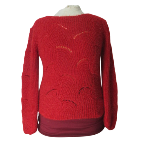 HF155 - Pull en mohair mlang - Taille L - sans marque - Modalova