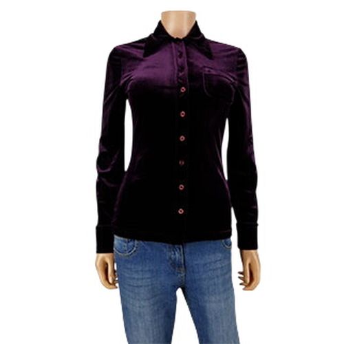 Chemisier en velours - taille 1 - sinquanone - Modalova