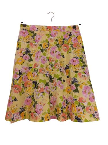 JUPE MOTIF FLEUR TAILLE:M COTON - Label Emmaus - Modalova