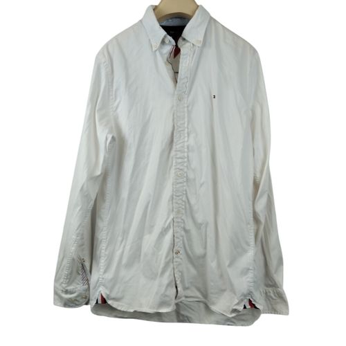 Thflex - chemise blanche en coton - Taille S - tommy hilfiger - Modalova
