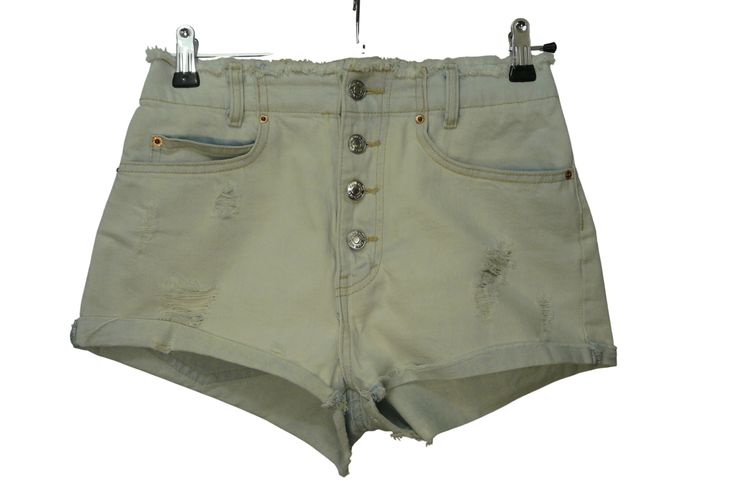 BF76 - Mini short en jean coupe mom - Taille 34 - pull & bear - Modalova