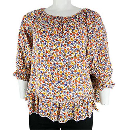 Blouse cru  fleurs - taille XXL (estim) - mino du sud - Modalova