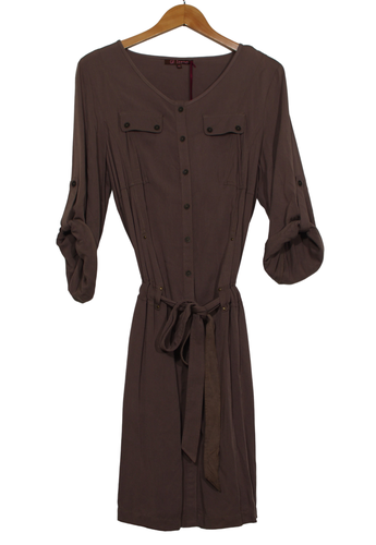 Robe chemise fauve - GT Trend - 40 - gt trend - Modalova